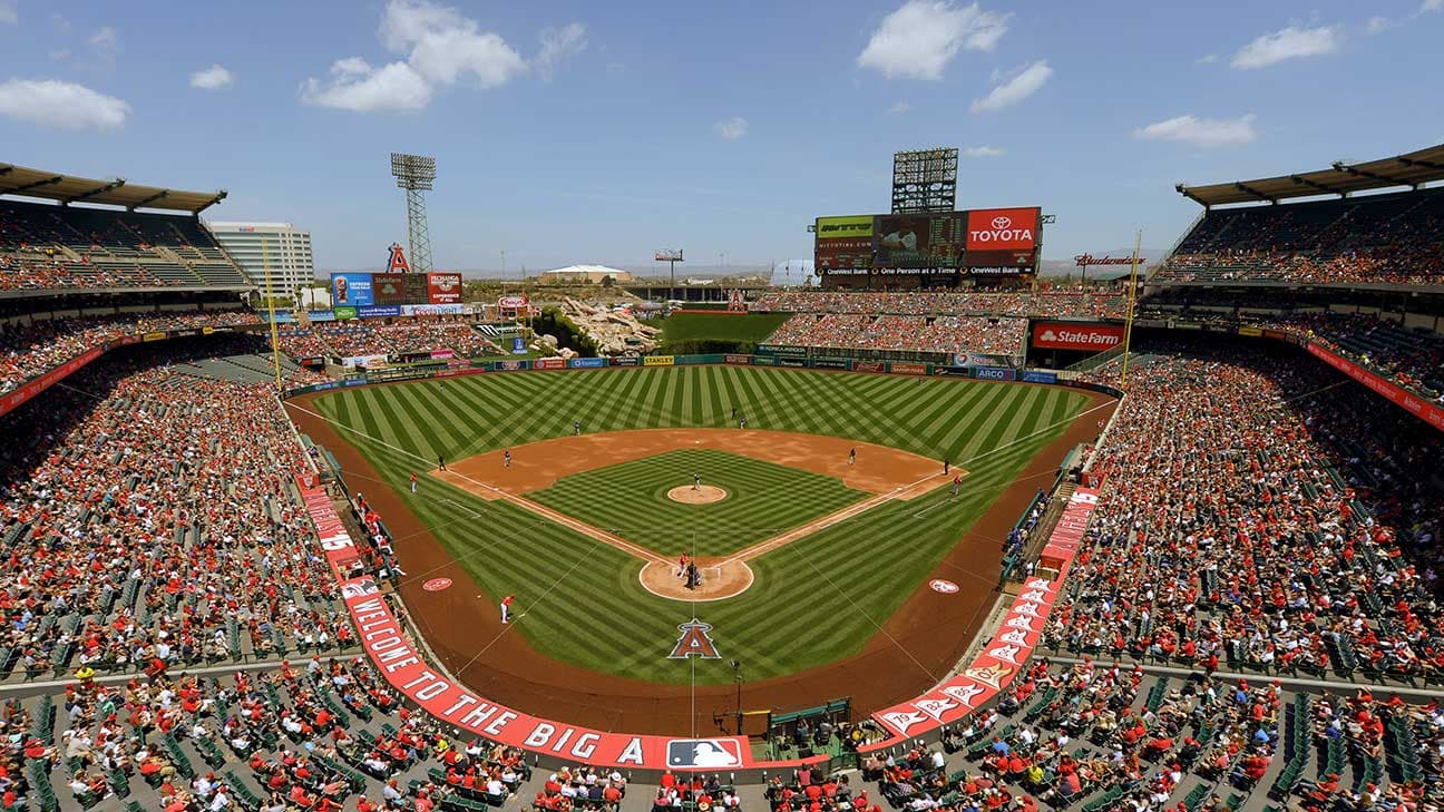Angel Stadium — Baltimore Orioles at Los Angeles Angels